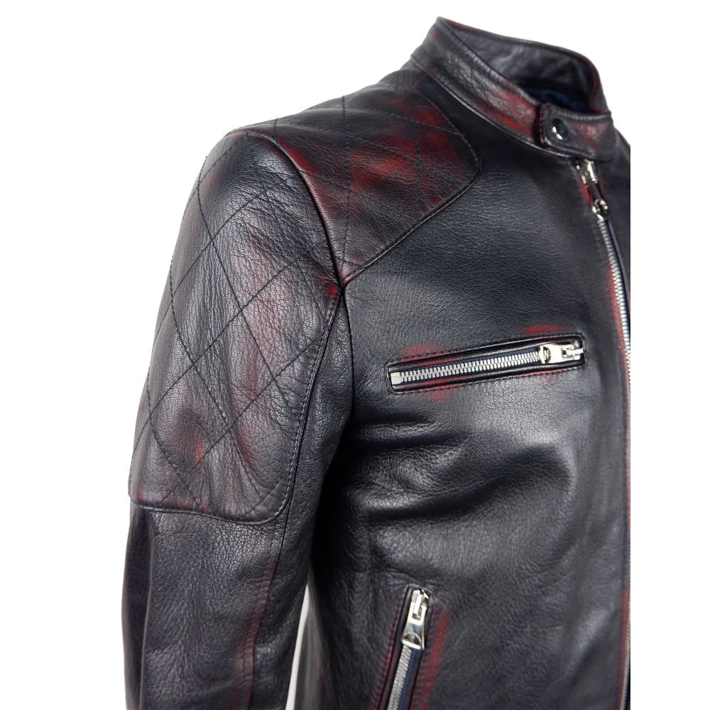Dolce & Gabbana Black Goatskin Men Jacket - IT44 | XS - Bomber Jackets