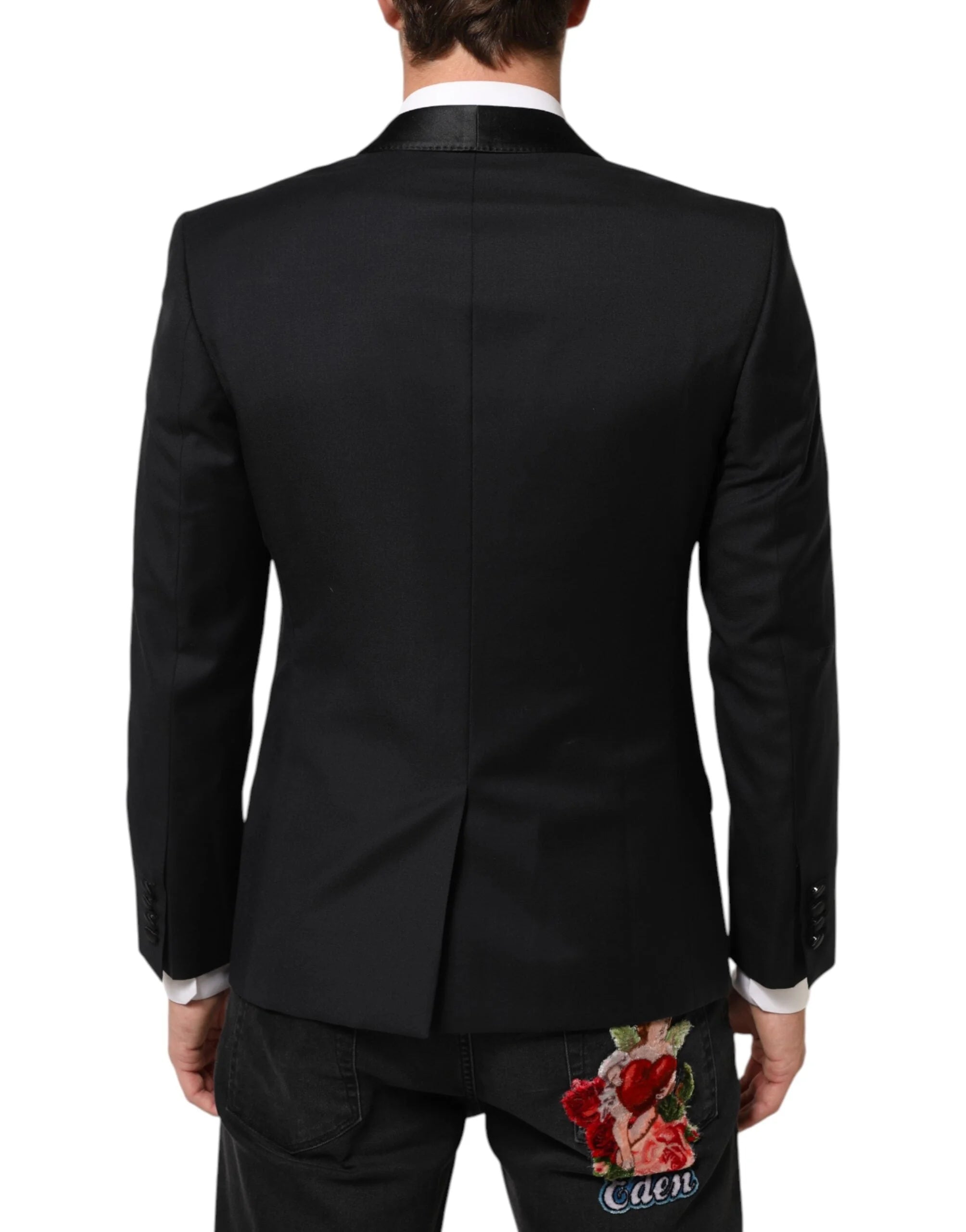 Dolce & Gabbana Black GOLD 1 Button Suit Jacket Men Blazer - IT48 | M - Sport Jackets