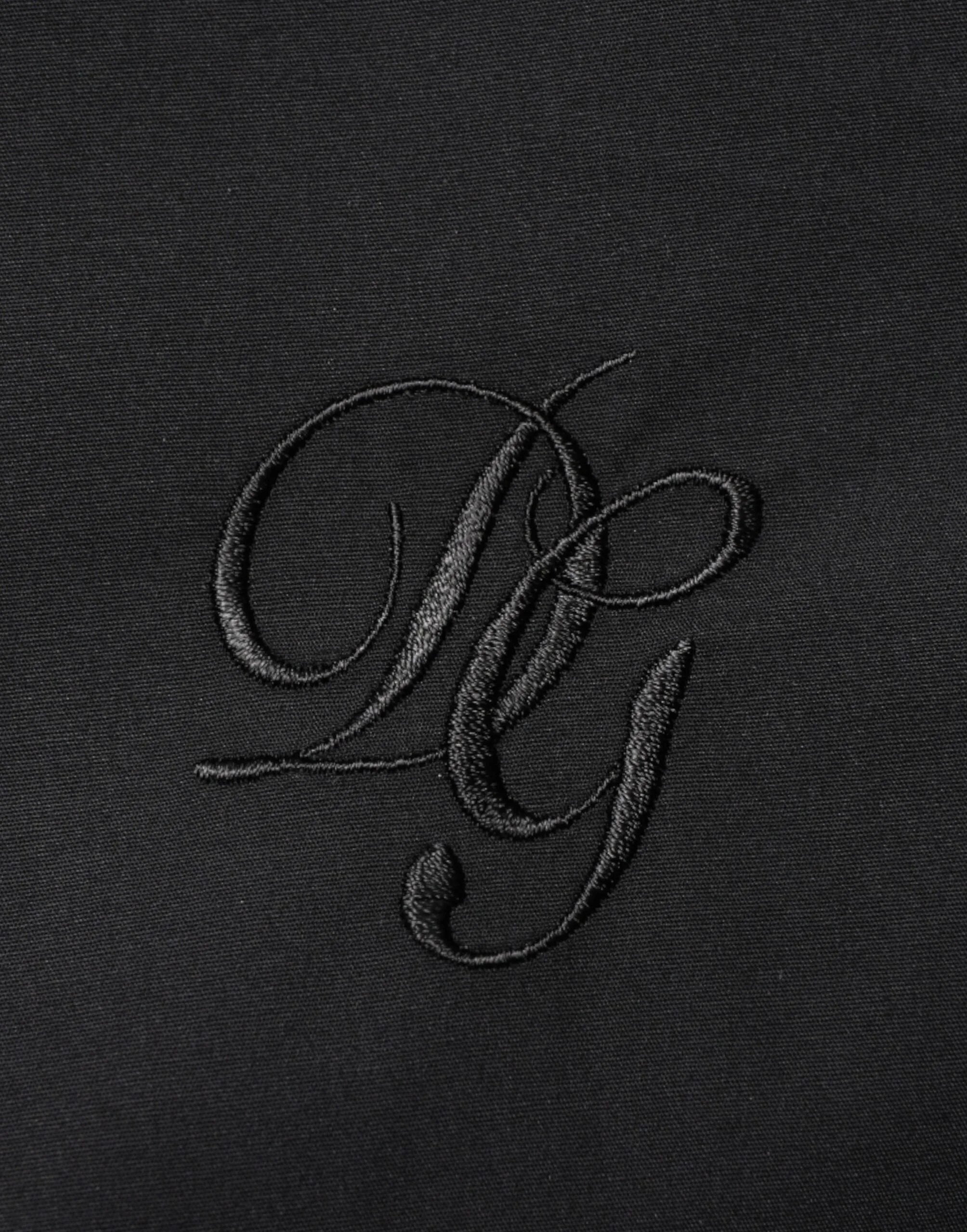 Dolce & Gabbana Black GOLD Cotton Men Dress Formal Shirt - IT43 | 2XL