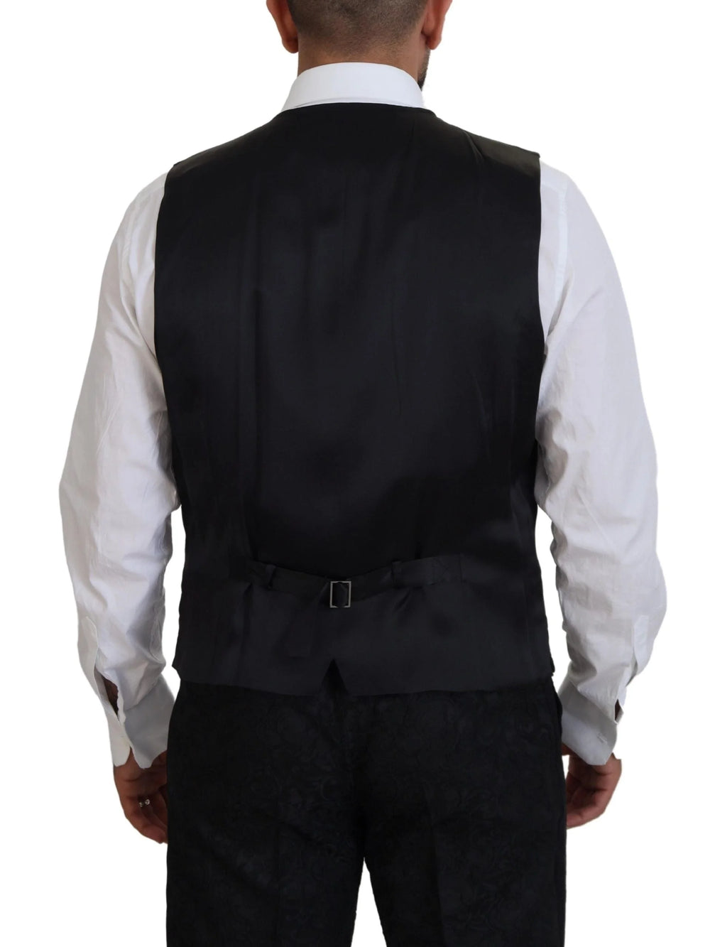 Dolce & Gabbana Black Gold Fantasy Tuxedo Slim Fit Suit - IT46 | S - Tuxedos