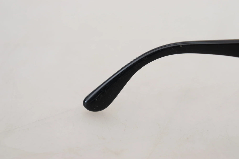 Dolce & Gabbana Black Gold Sequin Butterfly Polarized DG4326 Sunglasses - Sunglasses