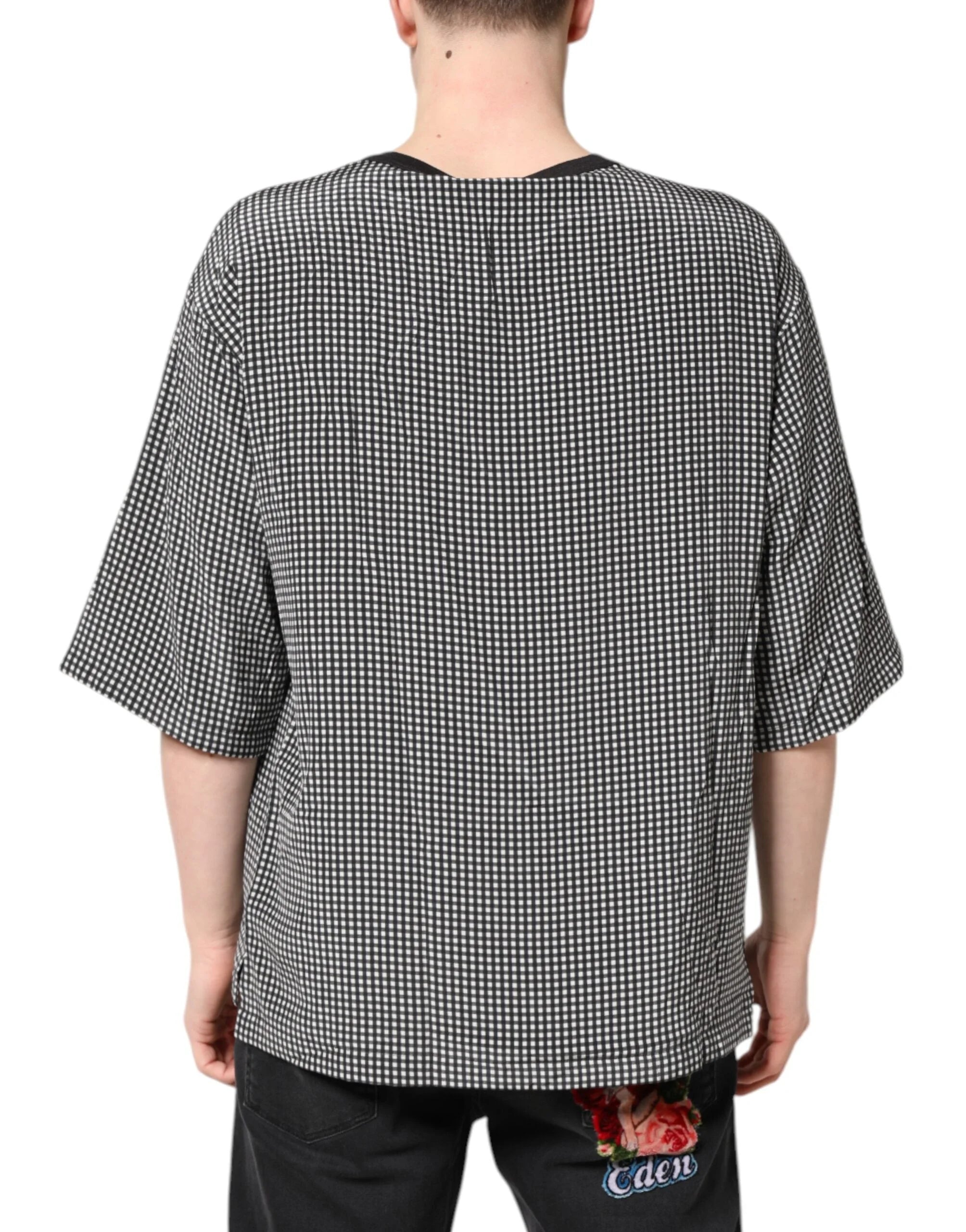 Dolce & Gabbana Black Graphic Print Short Sleeve T-shirt - T-Shirts