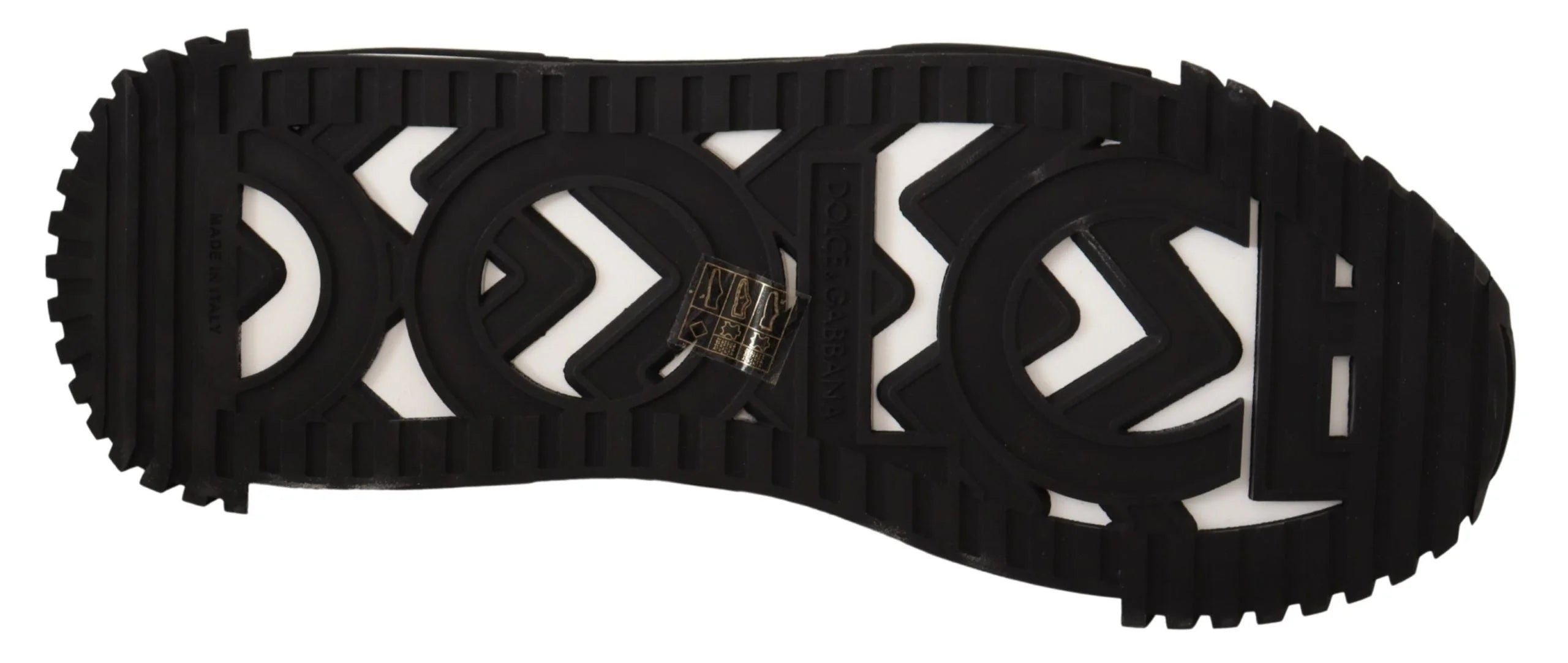 Dolce & Gabbana Black Gray Fabric Lace Up NS1 Sneakers Shoes - EU35.5/US5 - Sneakers