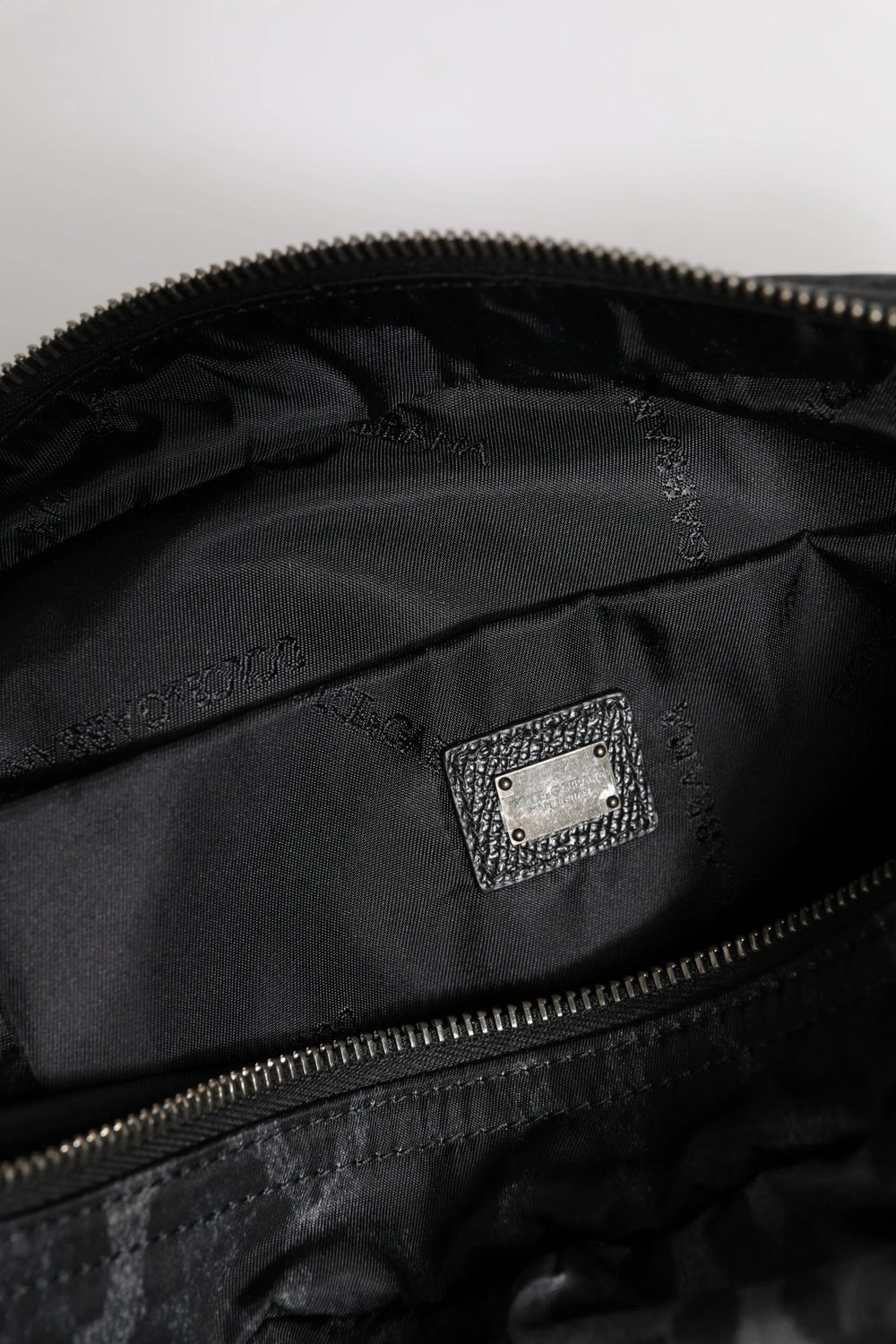 Dolce & Gabbana Black Gray Leopard DG Logo Belt Waist Fanny Pack Bag - Fanny Packs