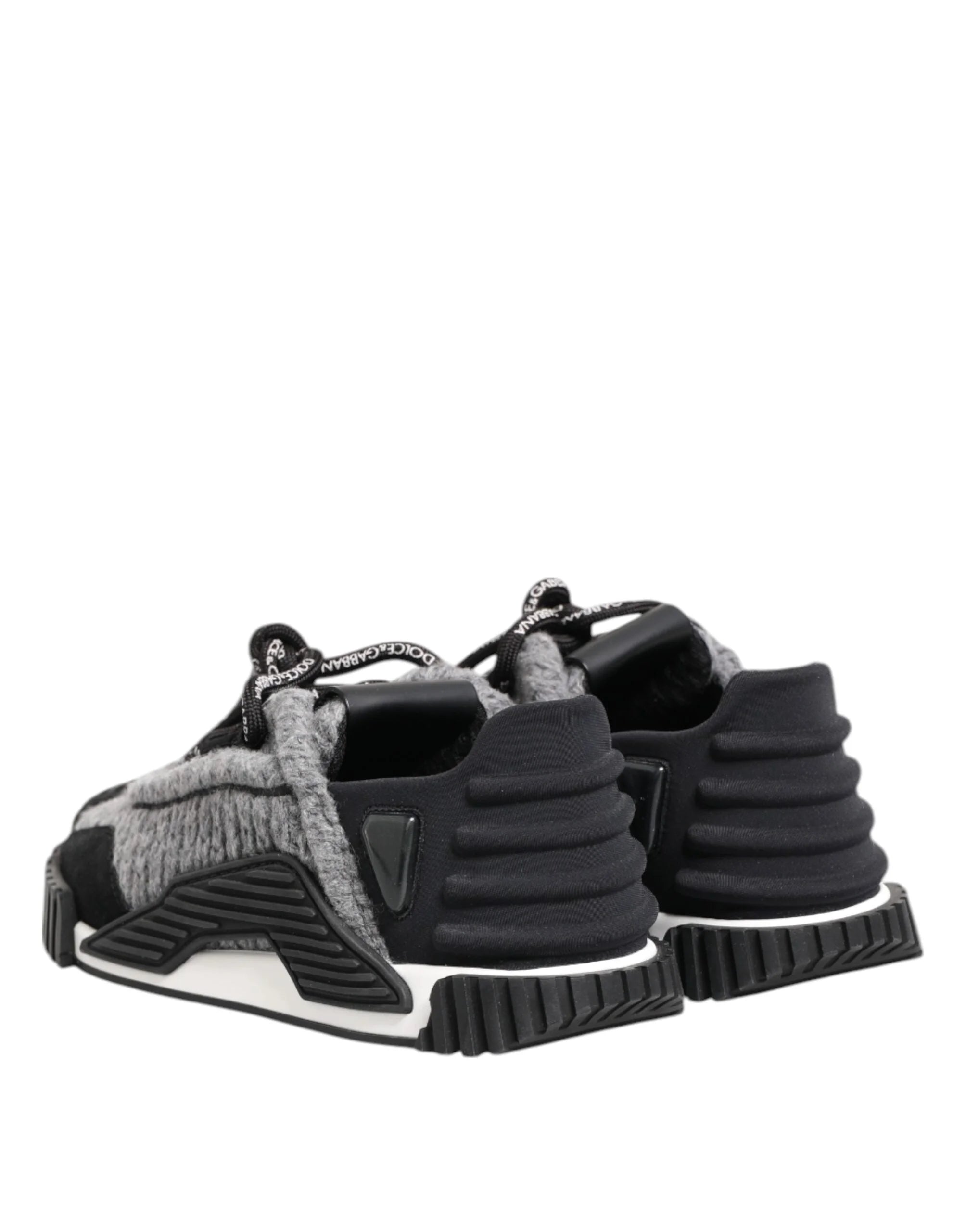 Dolce & Gabbana Black Gray NS1 Low Top Sneakers Shoes - EU35/US4.5 - Sneakers