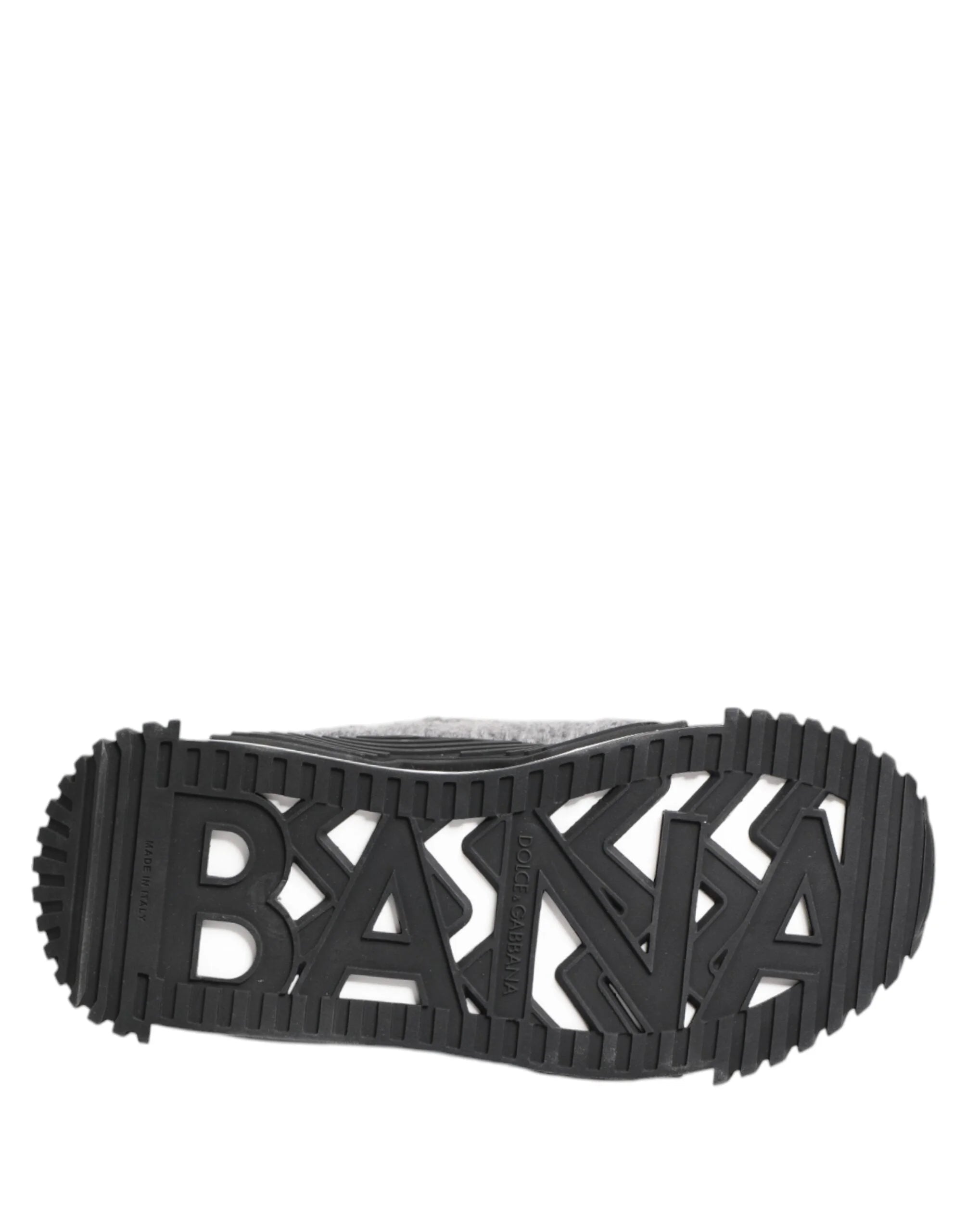 Dolce & Gabbana Black Gray NS1 Low Top Sneakers Shoes - EU35/US4.5 - Sneakers