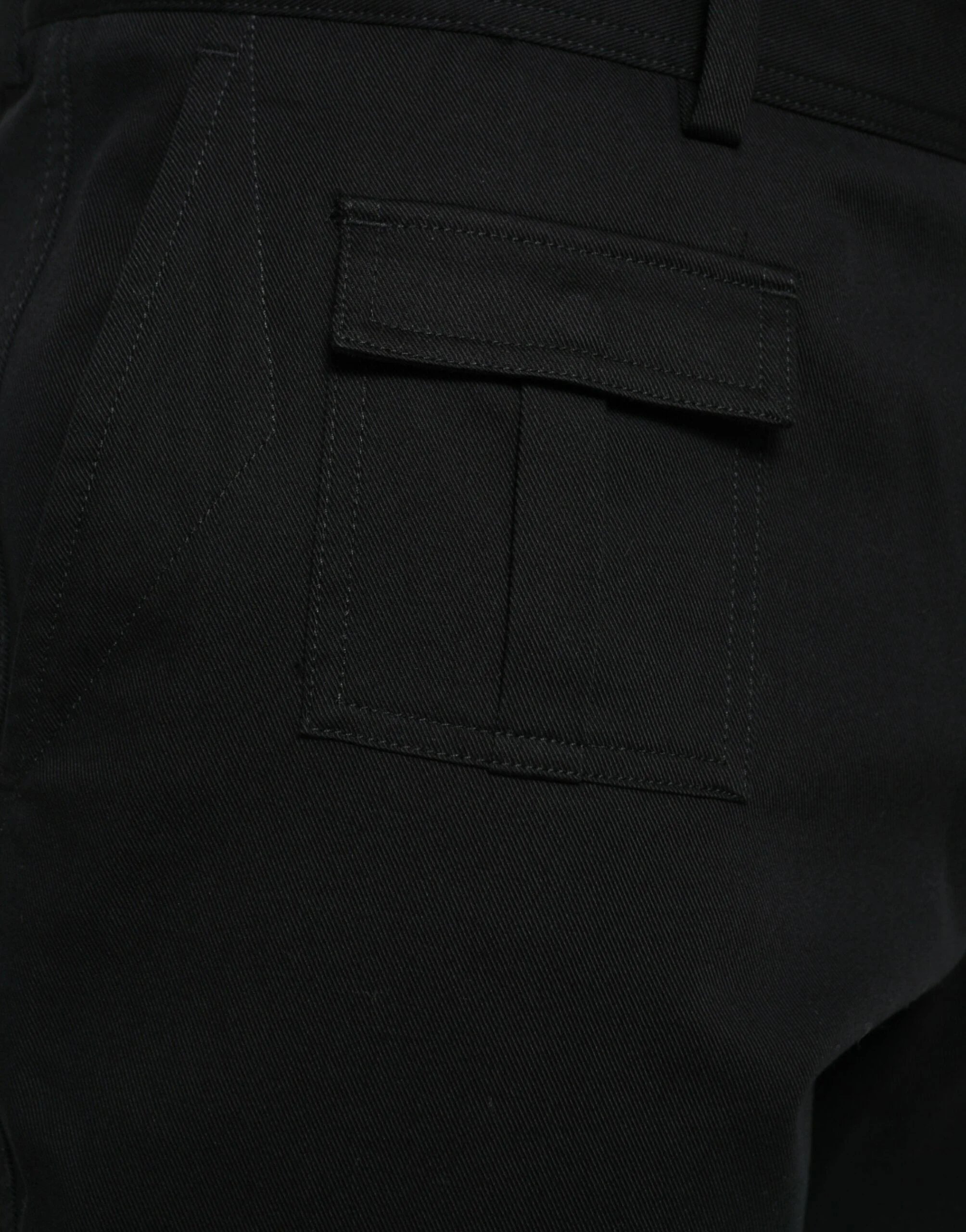 Dolce & Gabbana Black Gray slim Cotton Denim Jeans - Jeans