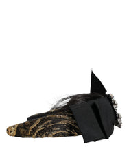 Dolce & Gabbana Black Hair Parrucchiera Crystal Headband Diadem - Headbands