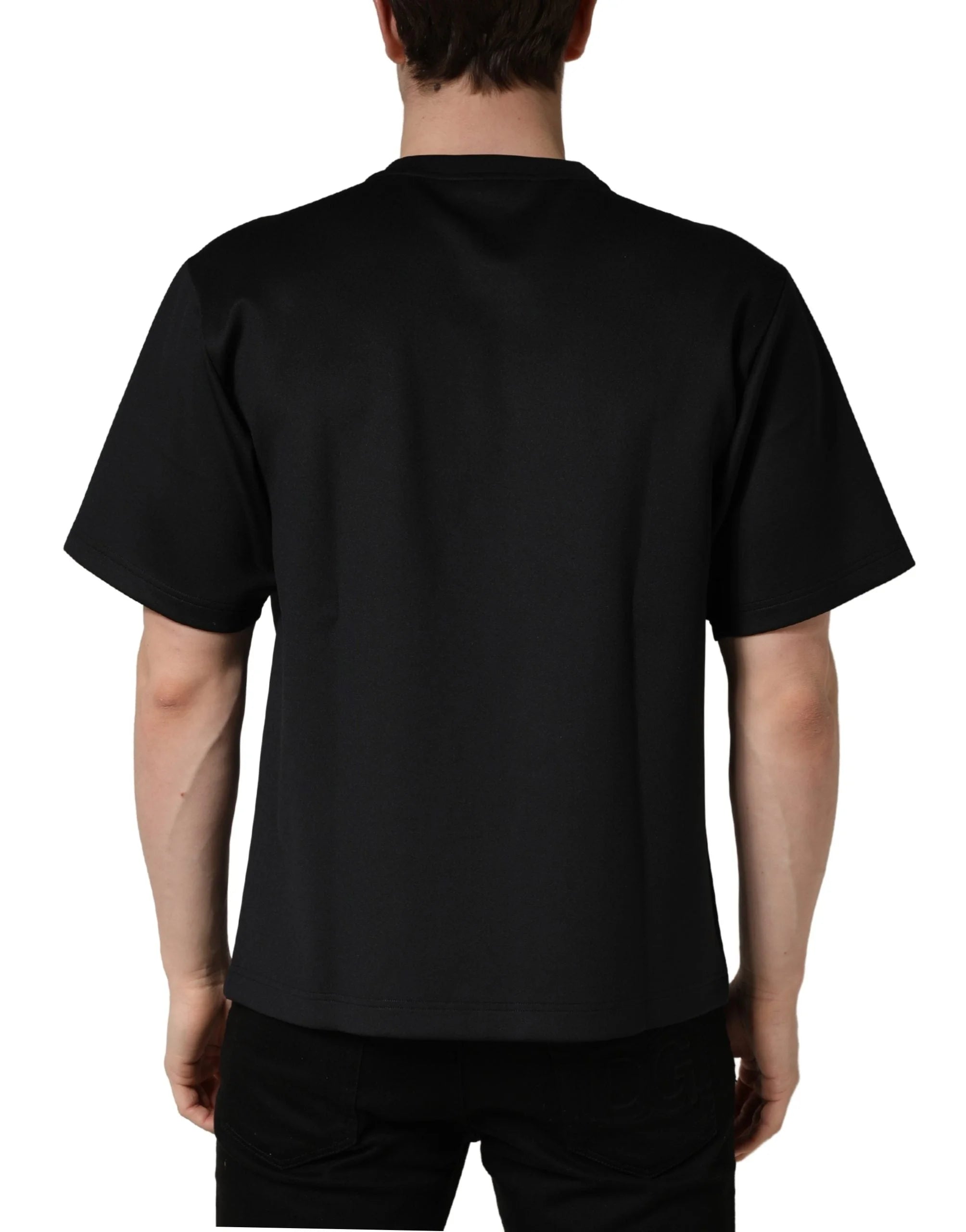 Dolce & Gabbana Musta Have Fun -viimeistely T-paita