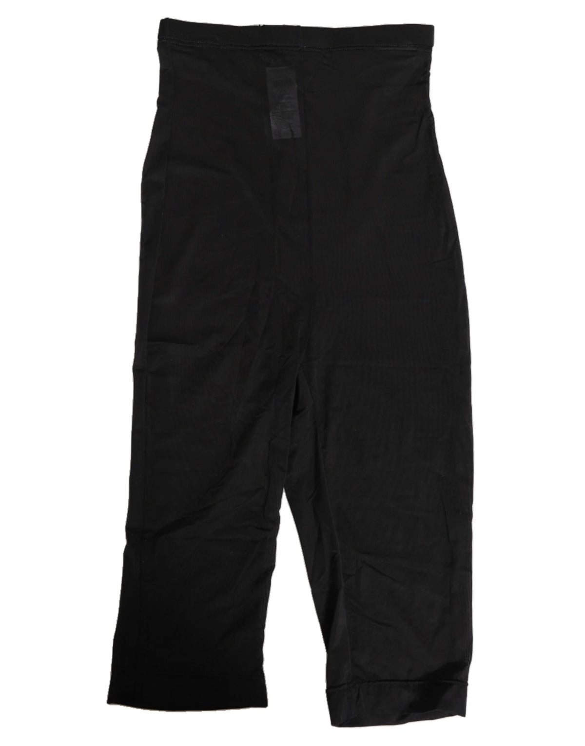 Dolce & Gabbana Black High Waist Tight Midi Trouser Underwear - IT40|S - Women’s Underpants