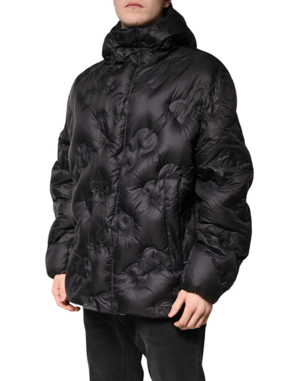 Dolce & Gabbana Black Hooded Parka Coat Winter Jacket - IT56 | XXL - Parkas