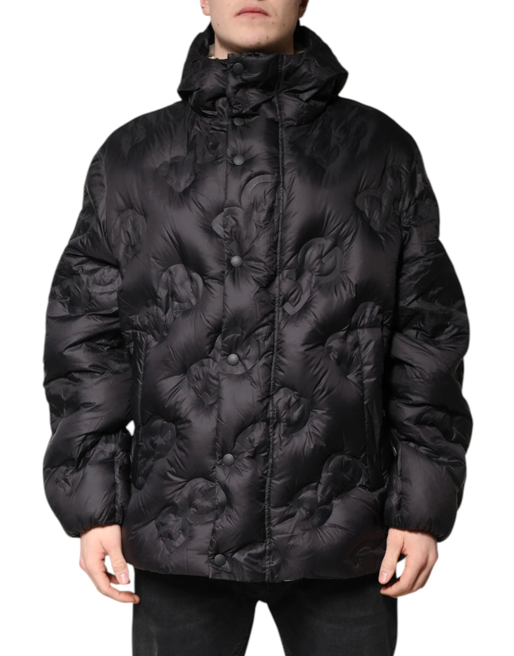 Dolce & Gabbana Black Hooded Parka Coat Winter Jacket - IT56 | XXL - Parkas