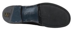 Dolce & Gabbana Black Horse Leather Perugino Boots - Boots