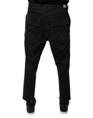 Dolce & Gabbana Black HOUSTON Men Cropped Denim Jeans - W33 - Jeans