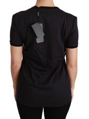 Dolce & Gabbana Black #ImAChristmasTree Crewneck Top T-shirt - T-Shirts