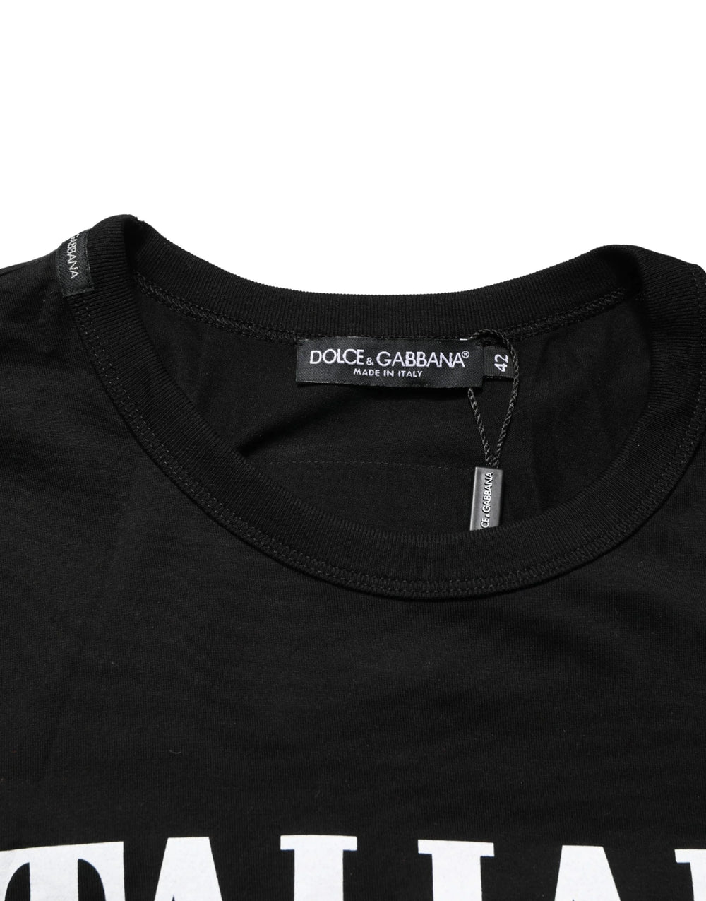 Dolce & Gabbana Black Italians Do It Better Camo Pocket Men T-shirt - IT42 | XS