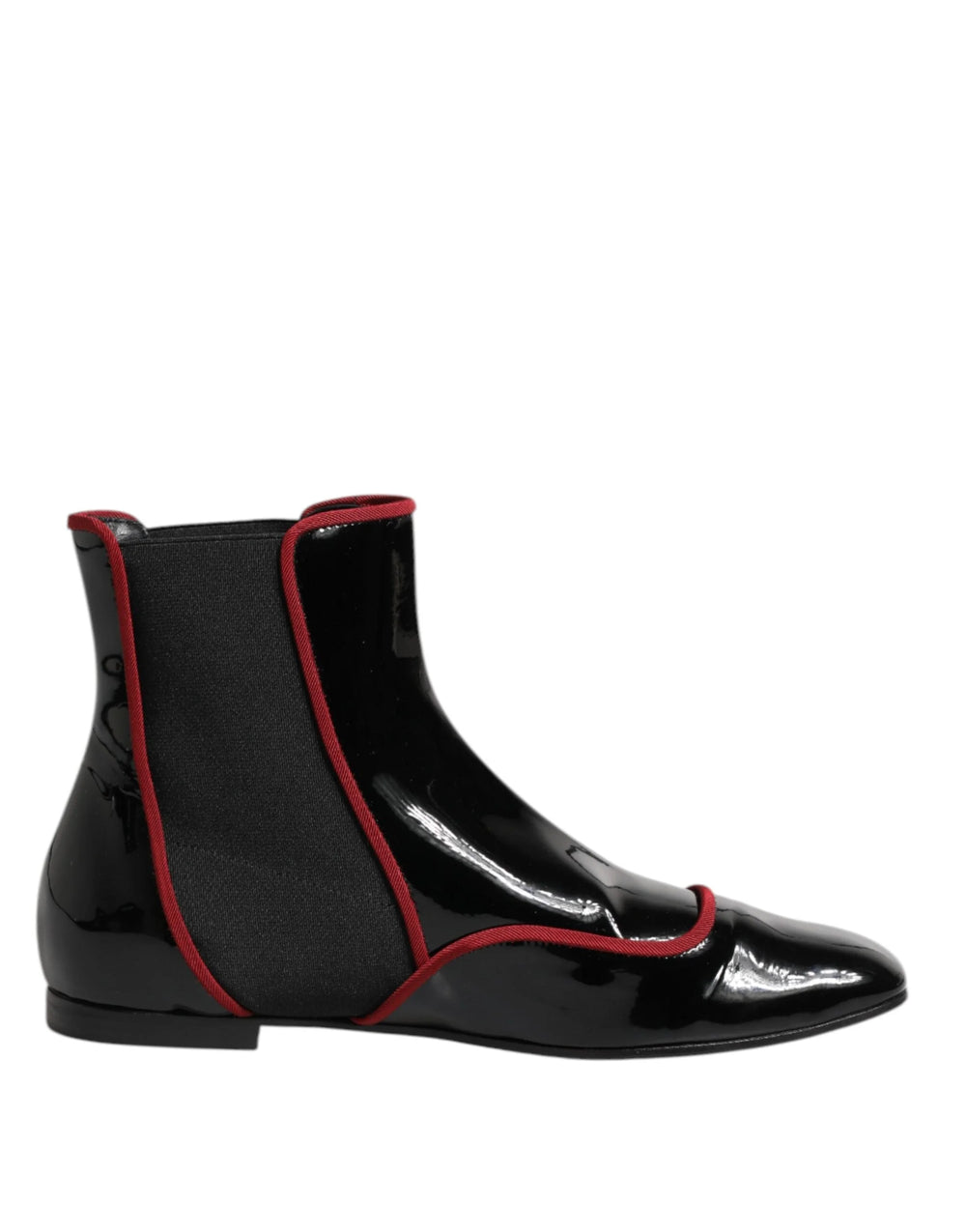 Dolce & Gabbana Black Jackie Buttoned Chelsea Boots Shoes - EU39.5/US9 - Boots