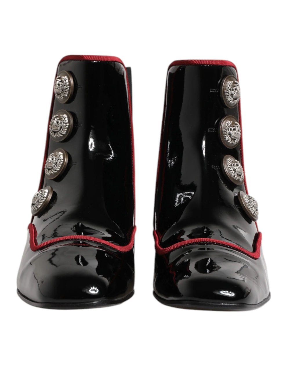 Dolce & Gabbana Black Jackie Buttoned Chelsea Boots Shoes - EU39.5/US9 - Boots