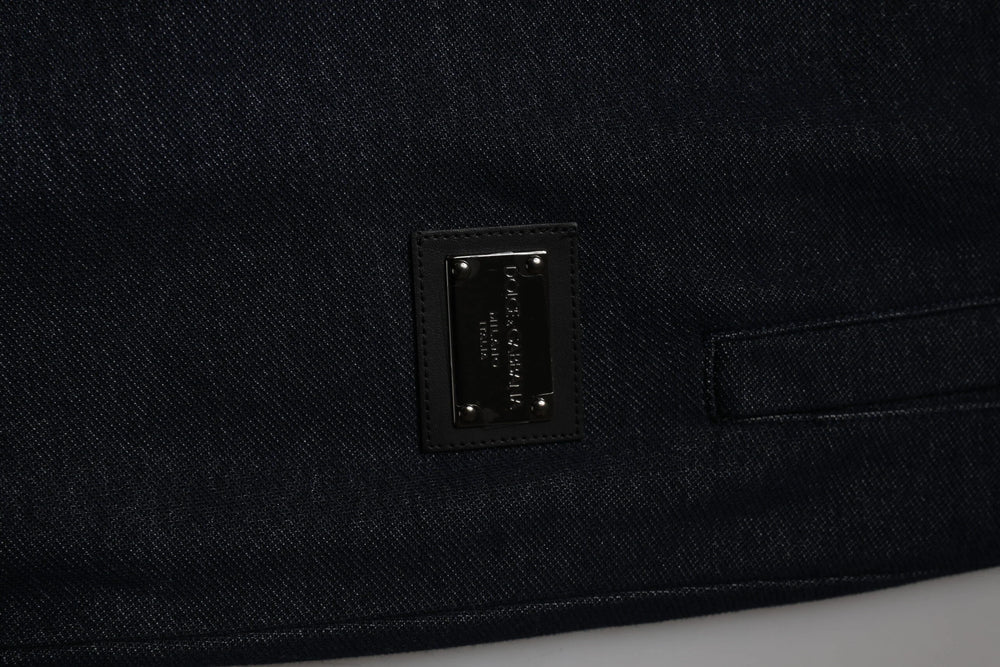 Dolce & Gabbana Black Jacquard Jogger Men Sweatpants Pants - Joggers