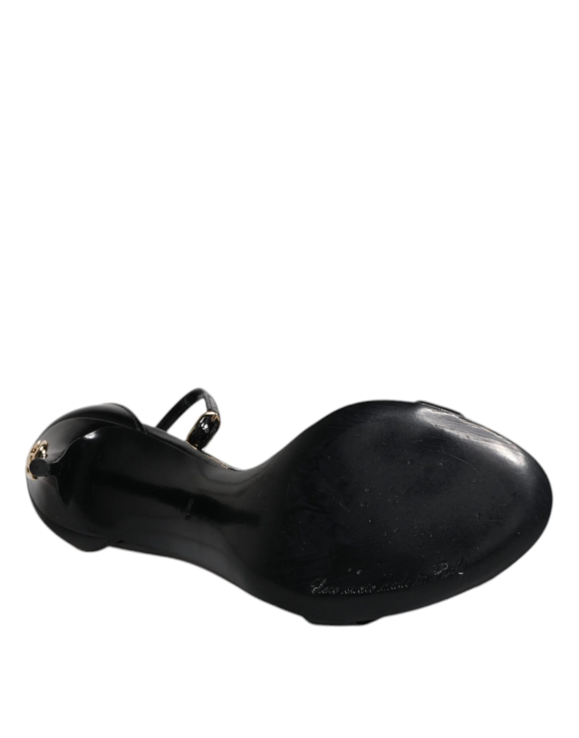 Dolce & Gabbana Black KEIRA Heels Ankle Strap Sandals Shoes - EU35.5/US5 - Sandals