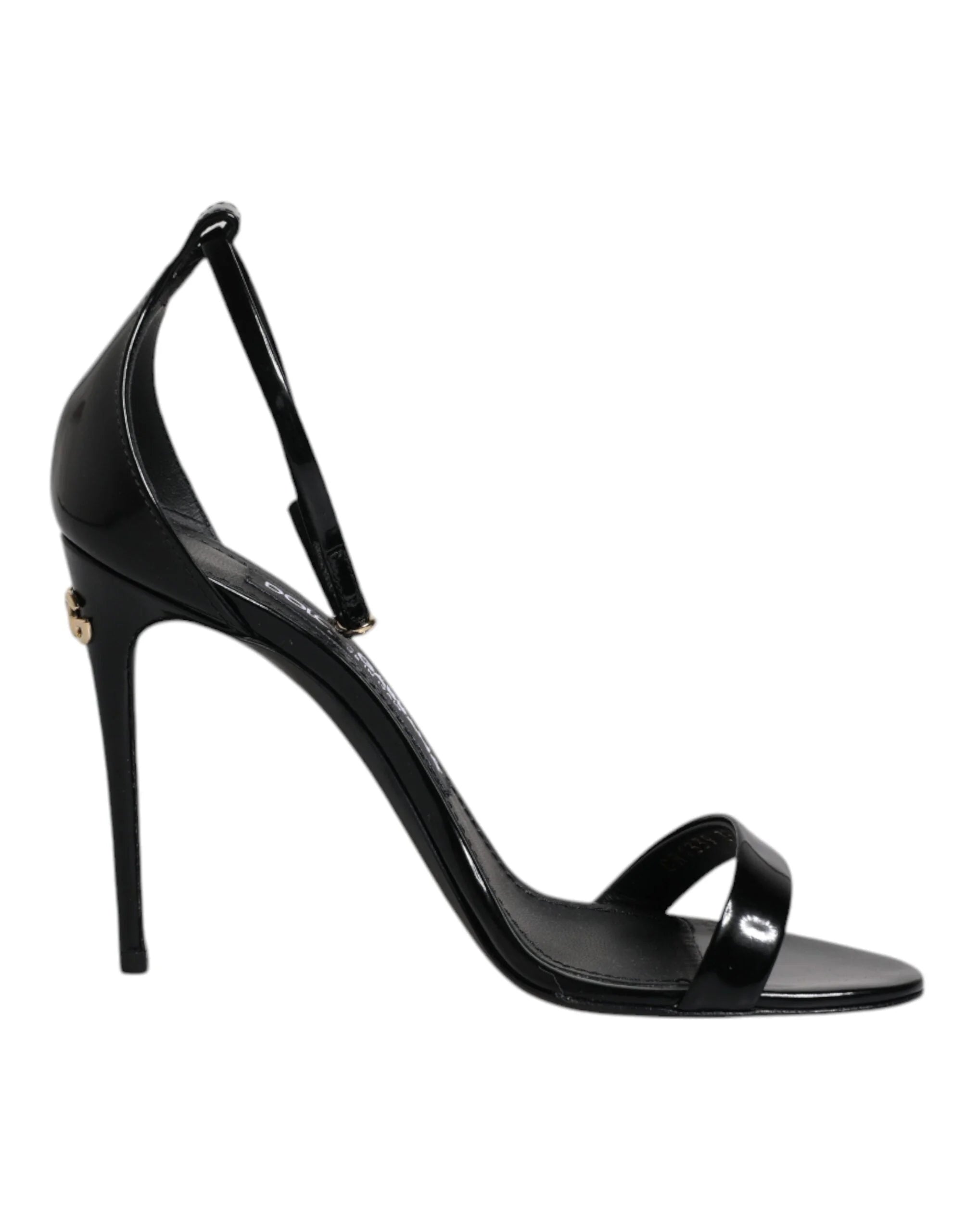 Dolce & Gabbana Black KEIRA Heels Ankle Strap Sandals Shoes - EU35.5/US5 - Sandals