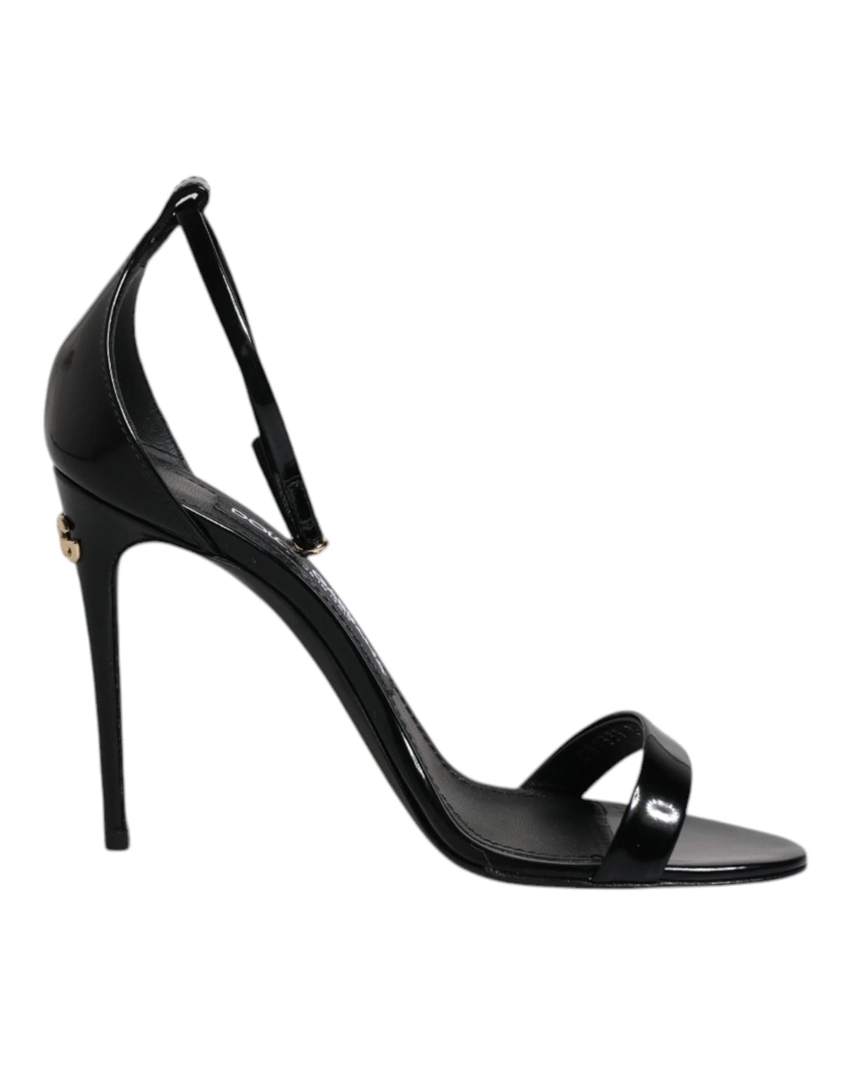 Dolce & Gabbana Black KEIRA Heels Ankle Strap Sandals Shoes - EU35.5/US5 - Sandals