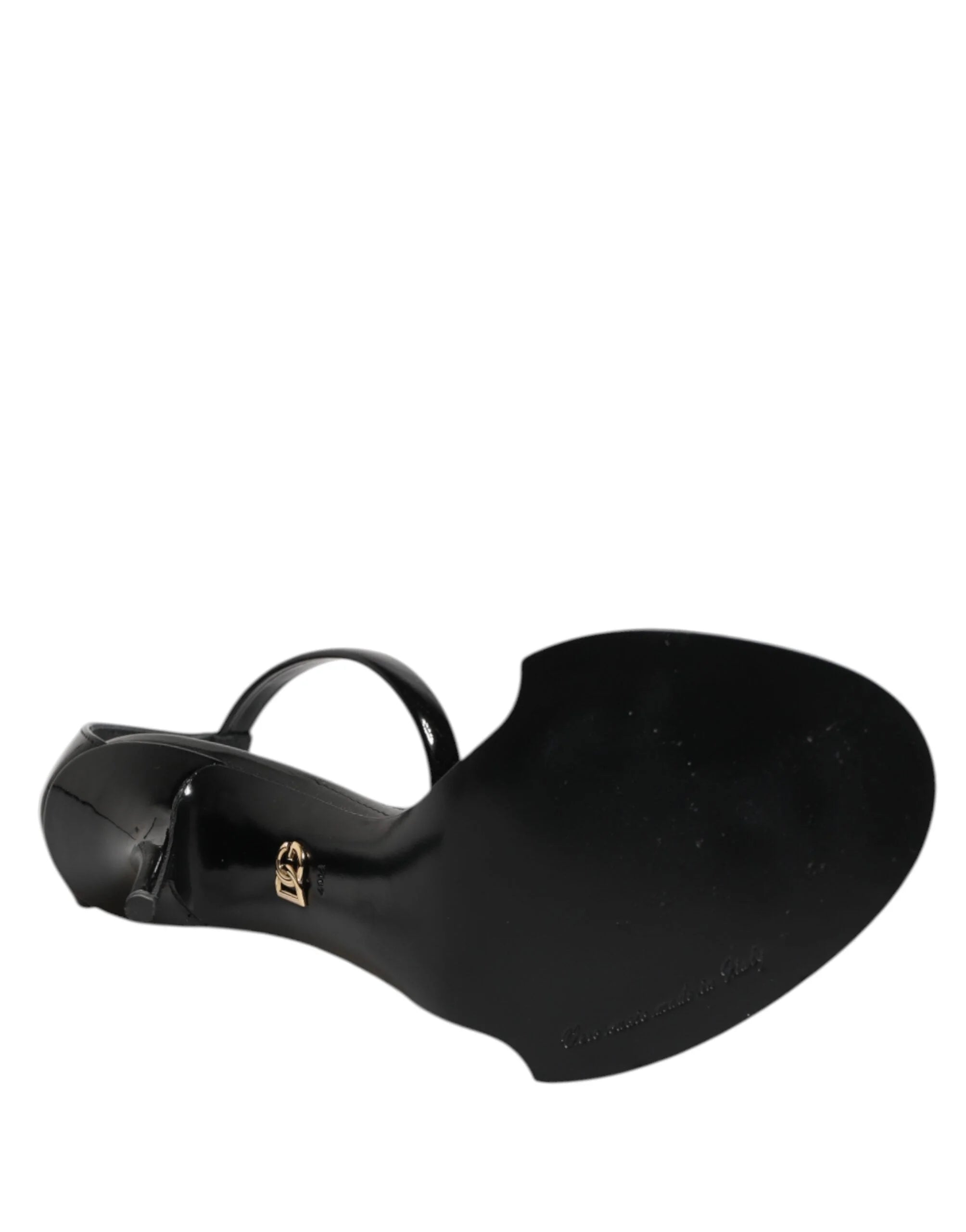 Dolce & Gabbana Black KEIRA Pearl Embellished Sandals Shoes - EU40.5/US10 - Sandals