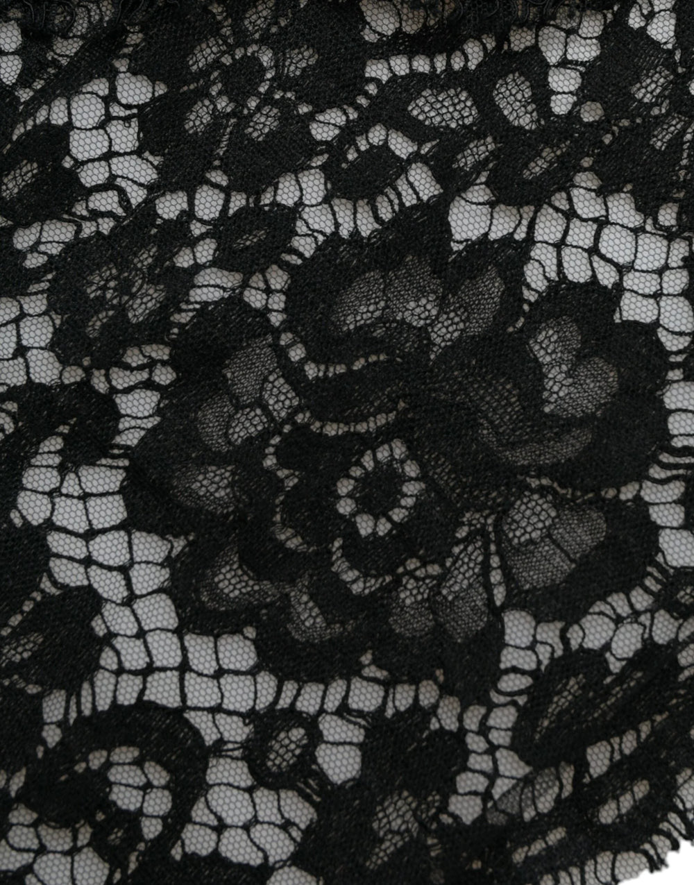 Dolce & Gabbana Black Lace Crystal Embellished Sheath Dress - IT36 | XS - Dresses