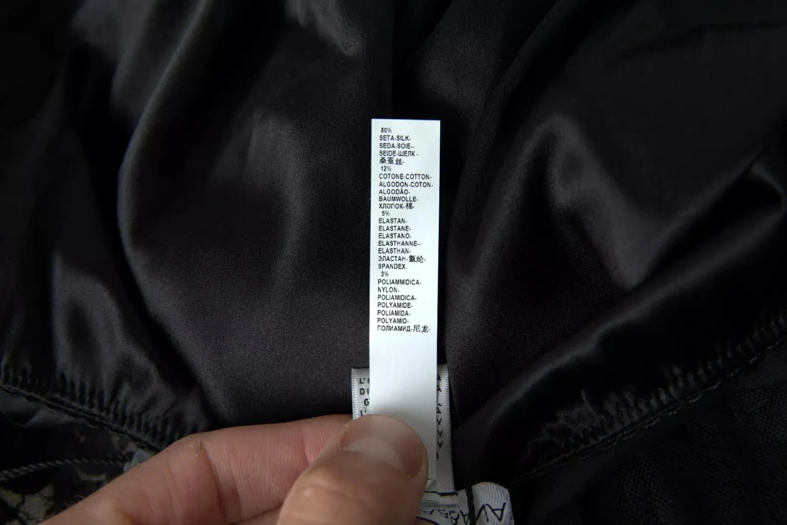 Dolce & Gabbana Black Lace Silk Sleepwear Camisole Top Underwear - IT3 | M - Camisoles