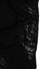 Dolce & Gabbana Black Lace Slip Brief Logo Waistband Underwear - IT4 | L