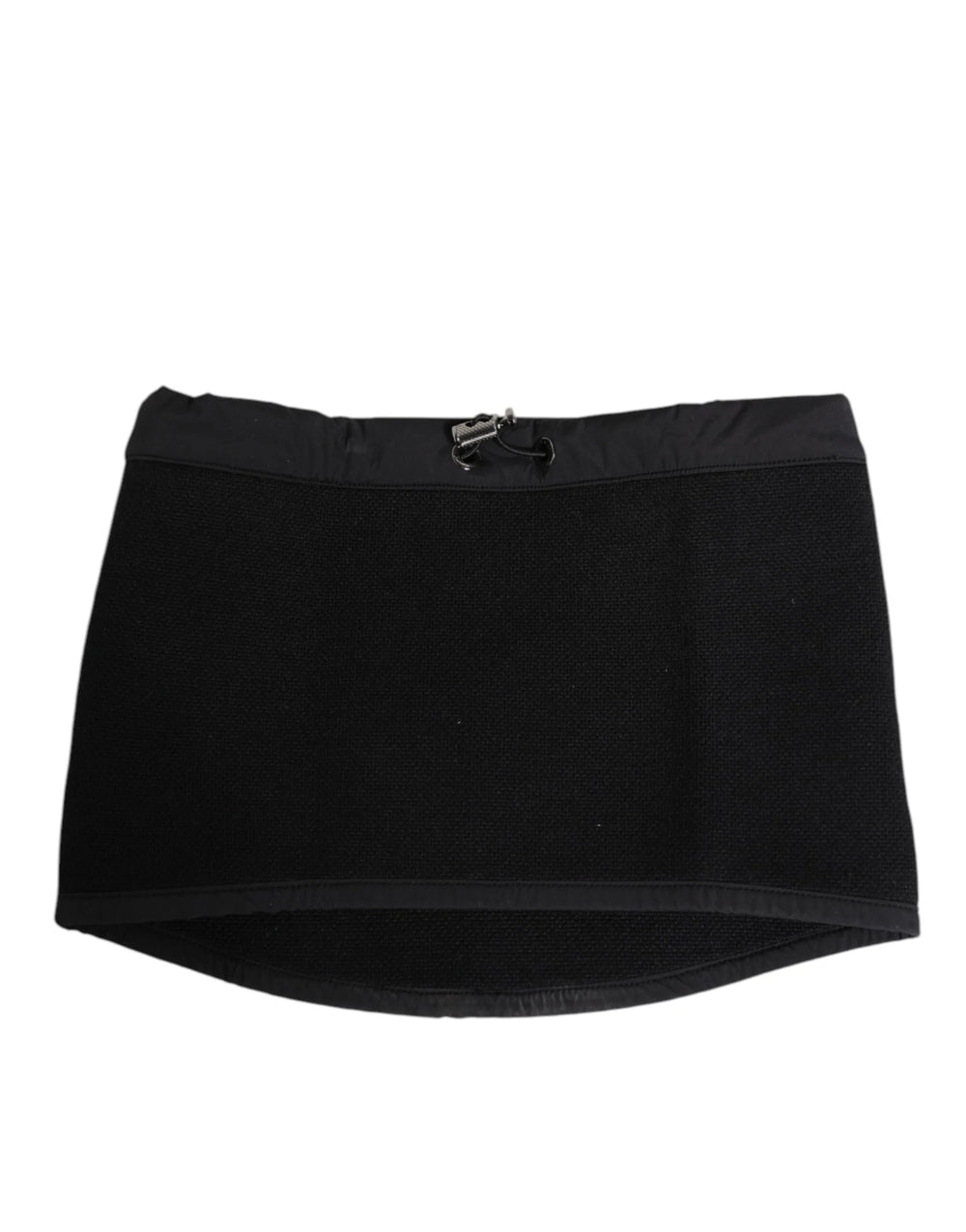 Dolce & Gabbana Black Lace Stole Knitted DG Logo Men One Size Scarf - Scarves & Shawls