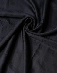 Dolce & Gabbana Black Lace Stole Silk NeckWrap Shawl Scarf