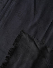 Dolce & Gabbana Black Lace Stole Silk NeckWrap Shawl Scarf