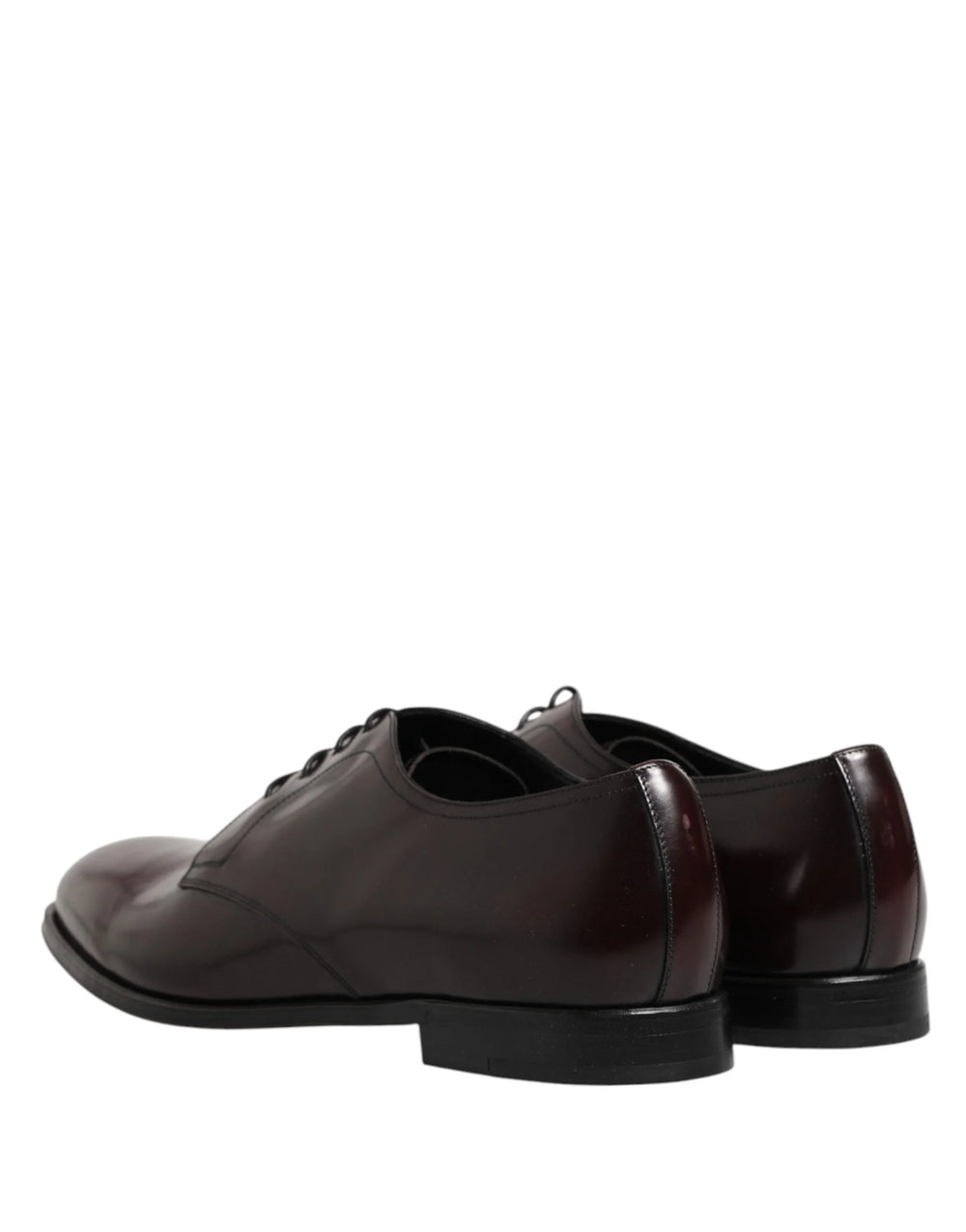 Dolce & Gabbana Svarta Läder/Dress/Derby Skor Herr - EU49/US16