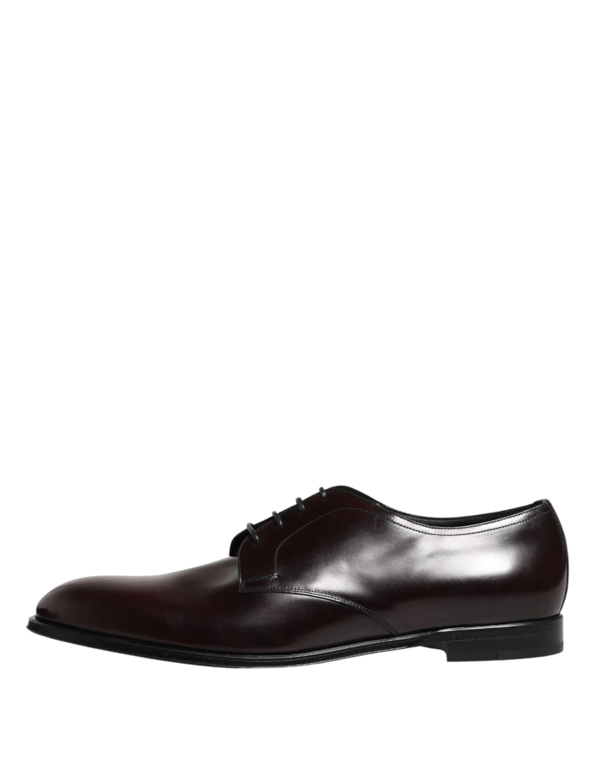 Dolce & Gabbana Svarta Läder/Dress/Derby Skor Herr - EU49/US16