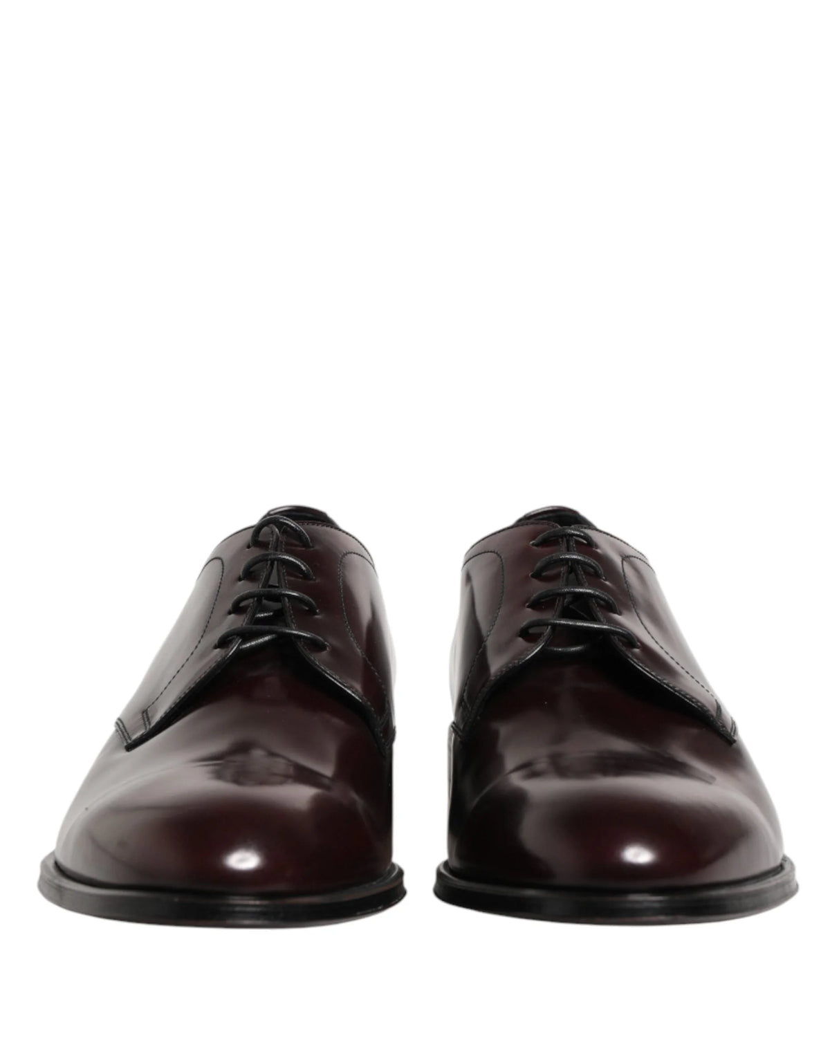 Dolce & Gabbana Svarta Läder/Dress/Derby Skor Herr - EU49/US16