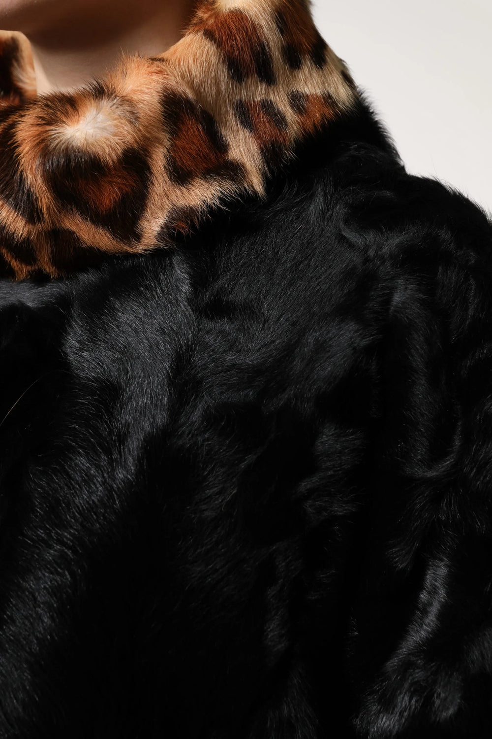 Dolce & Gabbana Black Lamb Fur Short Women Coat Jacket - IT36|XXS - Coats & Jackets