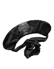 Dolce & Gabbana Black Lamb Fur Women Neck Warmer Winter Scarf - IT40|S - Scarves & Shawls