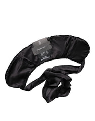 Dolce & Gabbana Black Lamb Fur Women Neck Warmer Winter Scarf - IT40|S