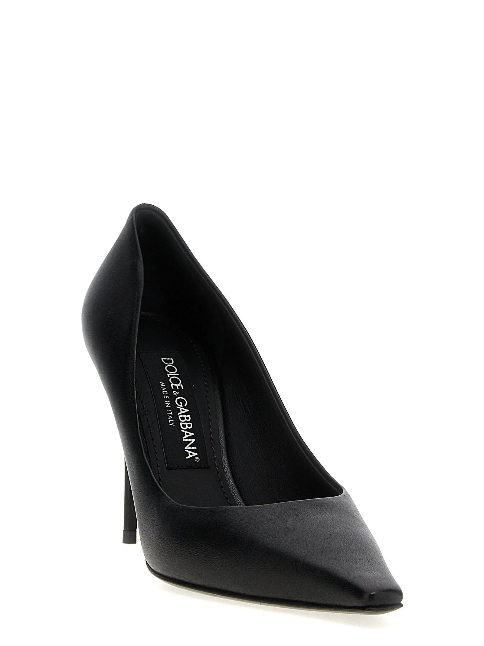 Dolce & Gabbana Black Lamb Leather High Heel Pumps - EU40/US10