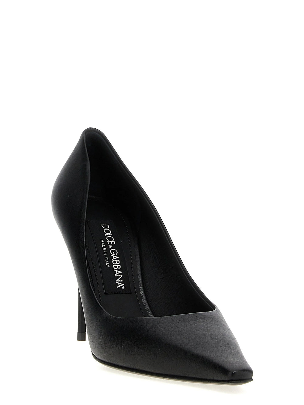Dolce & Gabbana Black Lamb Leather High Heel Pumps - EU40/US10