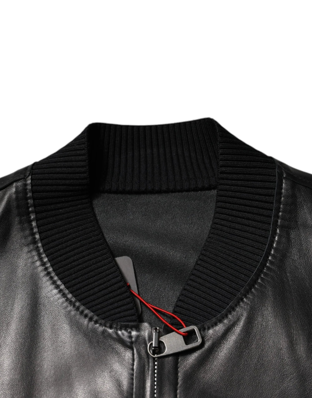 Dolce & Gabbana Black Lambskin Full Zip Biker Blouson Jacket - IT44 | XS - Bomber Jackets
