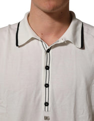 Dolce & Gabbana Black Leaf Print Silk Men Crew Neck T-shirt - IT48 | M