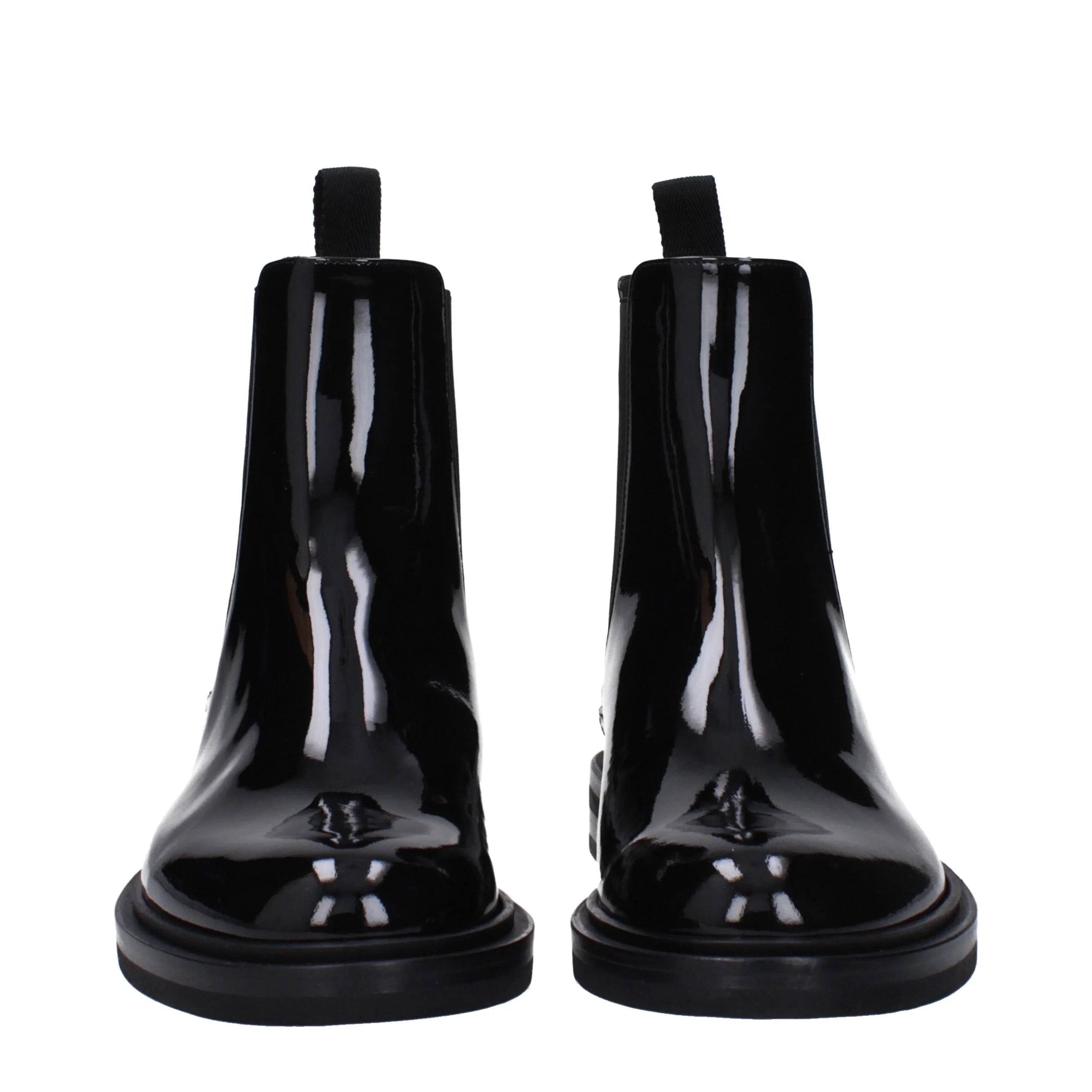 Dolce & Gabbana Black Leather Ankle Boots - EU40/US7