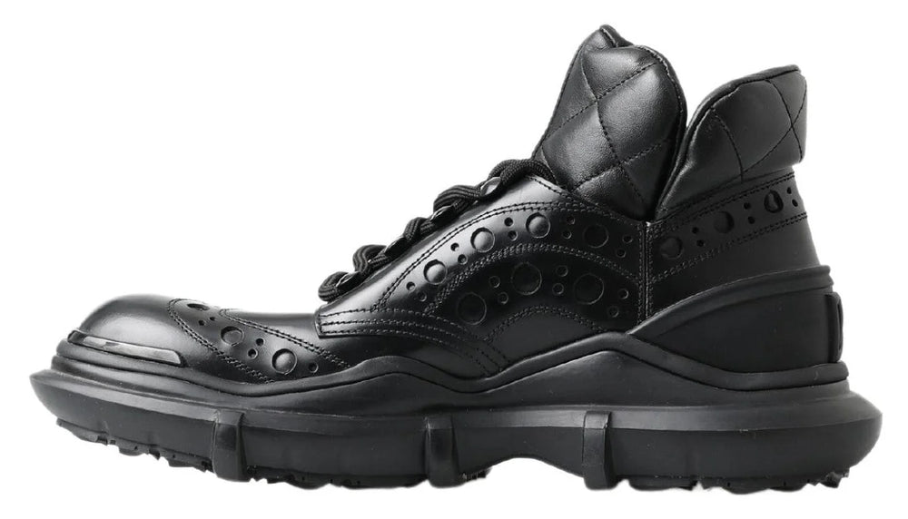 Dolce & Gabbana Black Leather Ankle Casual Boots - Boots