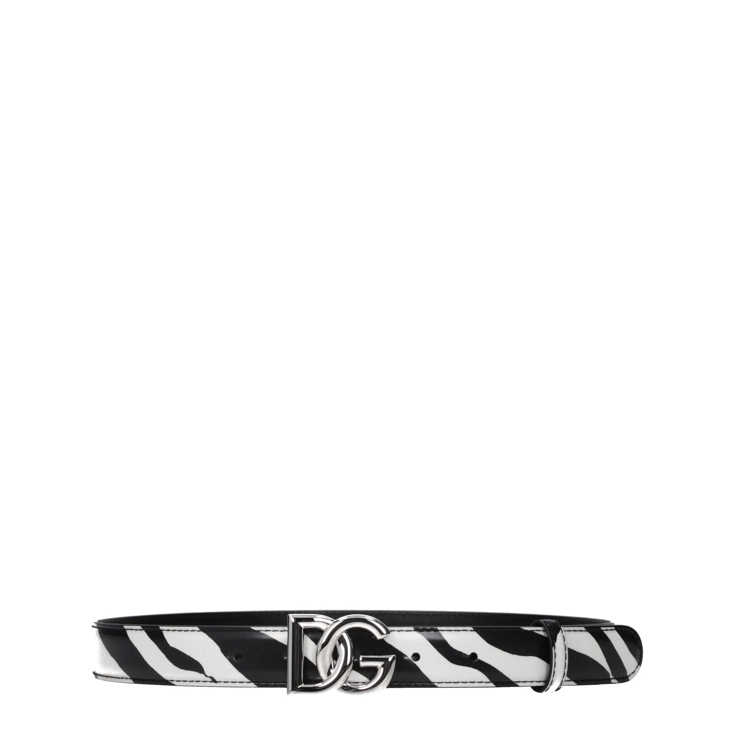 Dolce & Gabbana Black Leather Belts - 80 cm / 32 Inches