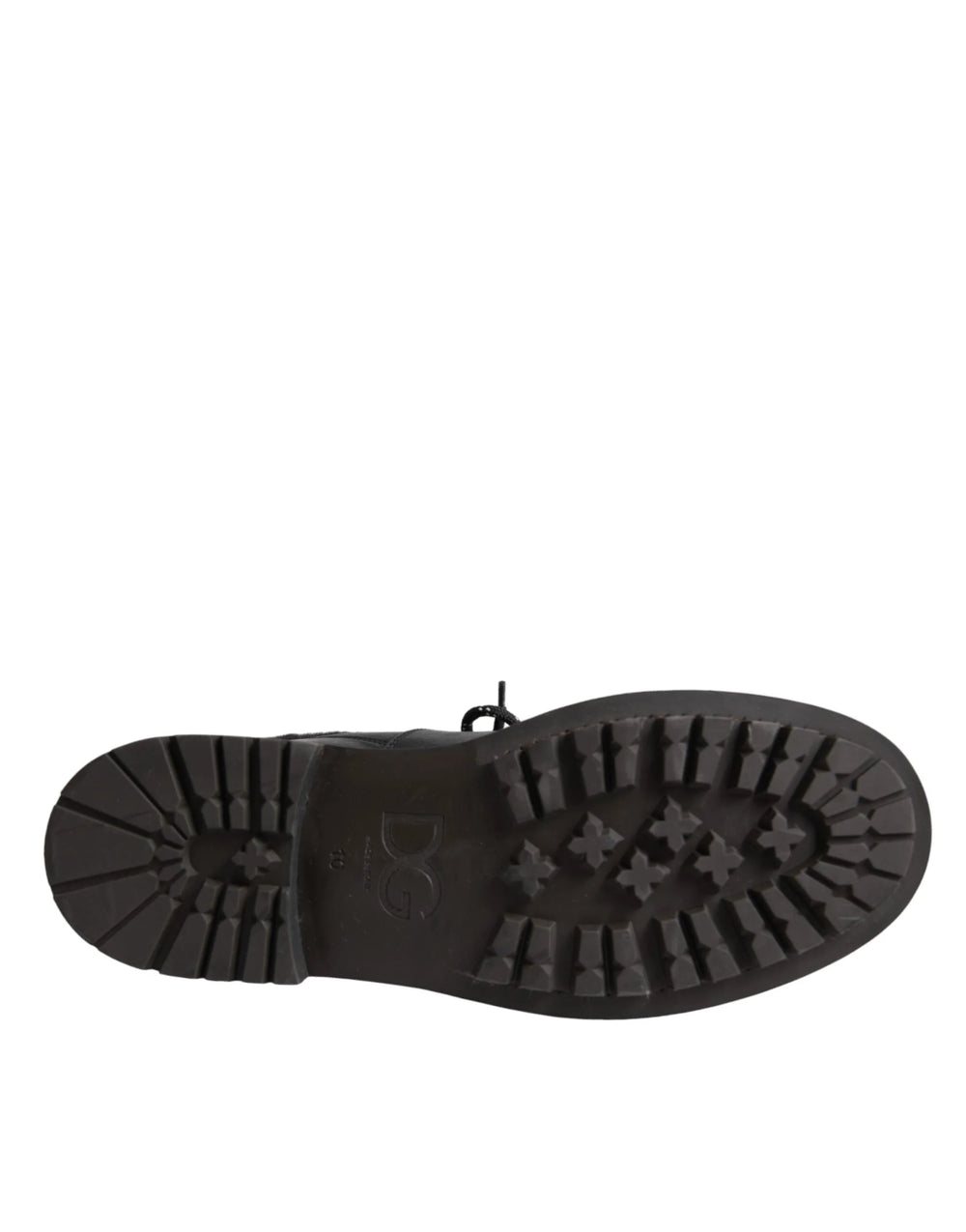 Dolce & Gabbana Black Leather Bernini Shearling Boots Shoes - EU44/US11 - Boots