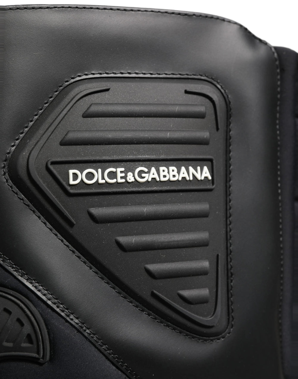 Dolce & Gabbana Schwarze Leder Biker Stiefel Mid-Calf Herren - EU44/US11