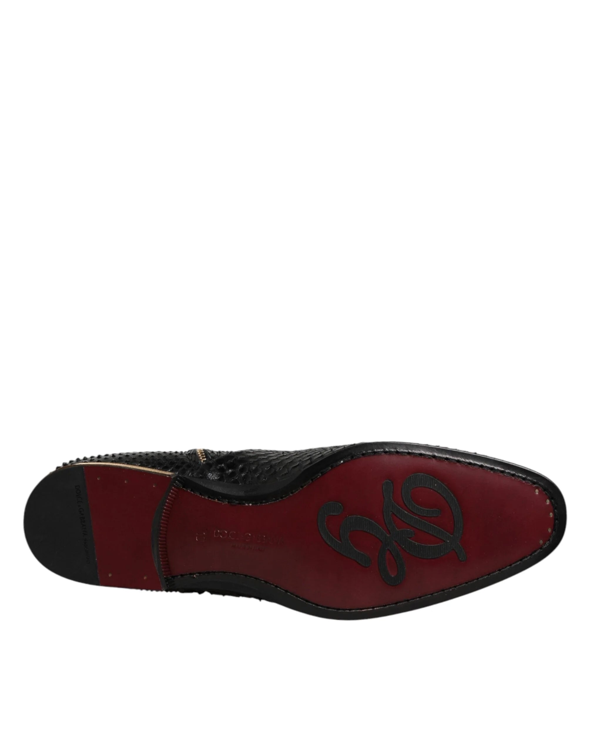 Dolce & Gabbana Black Leather Chelsea Short Ankle Boots Shoes - EU44/US11