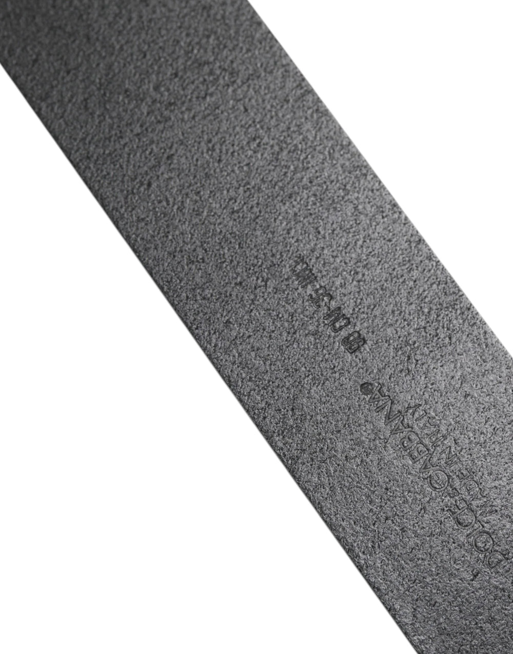 Dolce & Gabbana Black Leather Classic Metal Buckle Belt - Belts